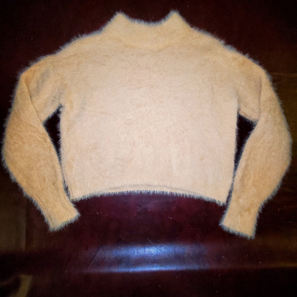 Sun + Moon eyelash knit sweater